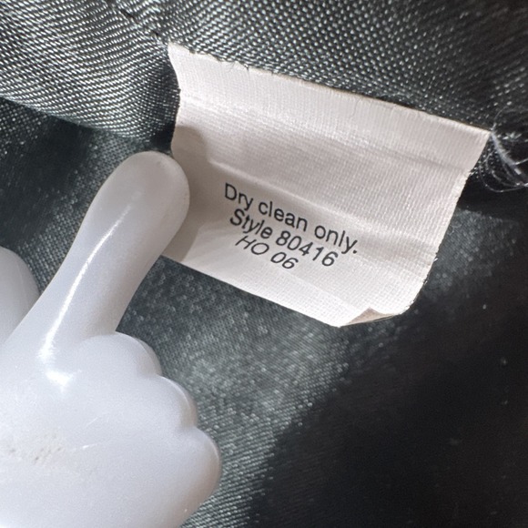 J.CREW Wool Blend Size 0 Womens Large Button Black Long Sleeve Lined Peacoat - Picture 6 of 11